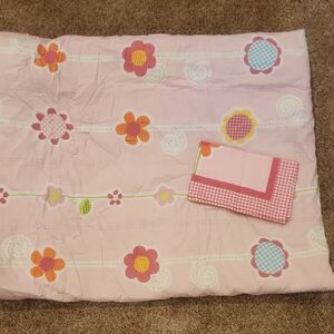 Floral Pink Twin Bedding Set
